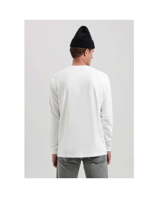 Dstrezzed Ds Collin Ls Tee in het White voor heren