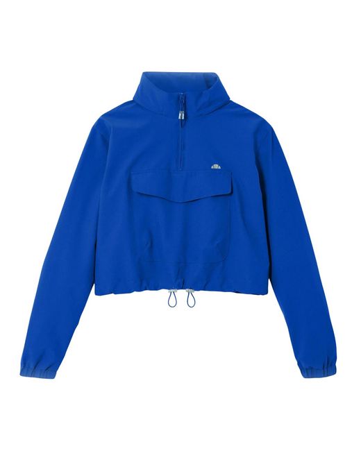 Ellesse Blue Ladies Lac-Vert Overhead Jacket