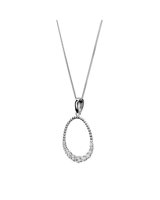 Orphelia Metallic 'Aria' 925 Sterling Chain With Pendant