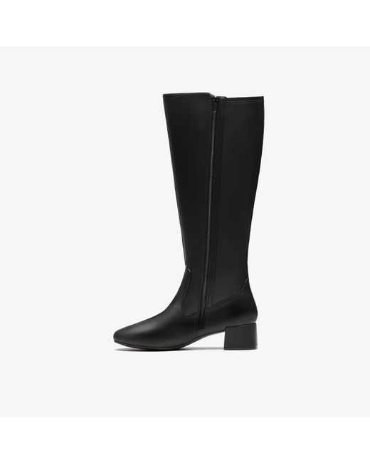 Clarks Iridessa Glow Leather Laarzen in het Black