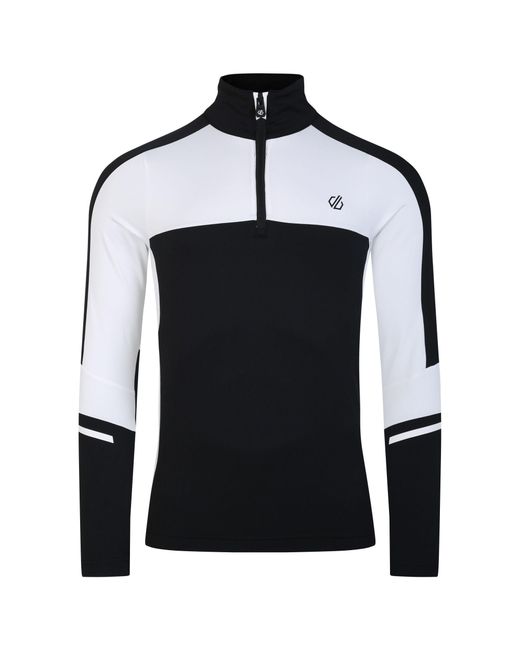 Dare 2b Black Speed Core Stretch Half Zip Base Layer Top for men