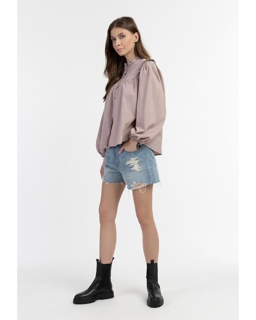 Dreimaster Blouse Dames Oud Roze in het Pink