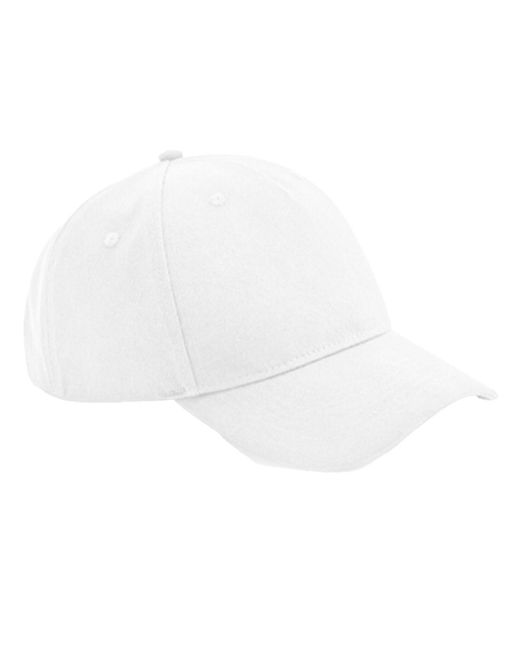 BEECHFIELD® White "Earthaware Classic" Baseball-Mütze 5 Segmente