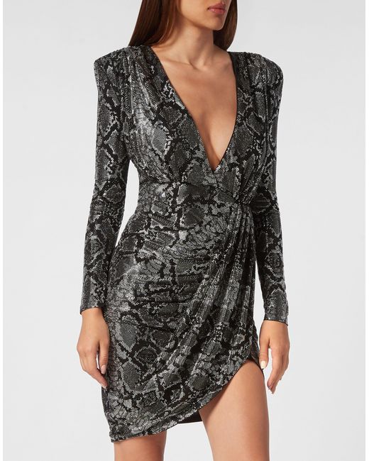 Philipp Plein Avondjurk in het Black