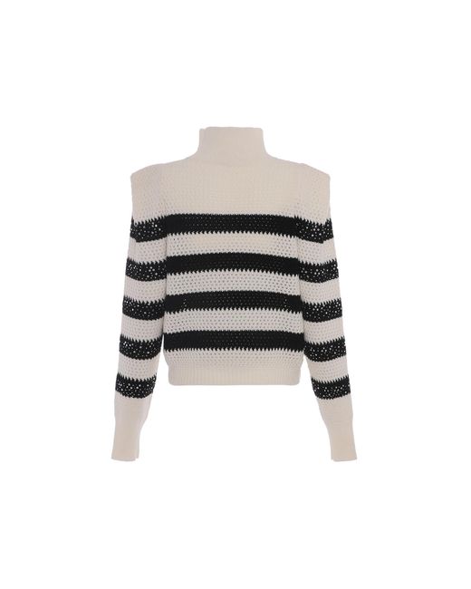 faina Jumper Wolwit in het Black