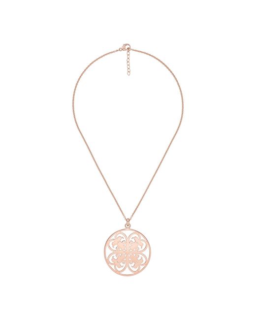 Orphelia Metallic 925 Sterling Chain With Pendant