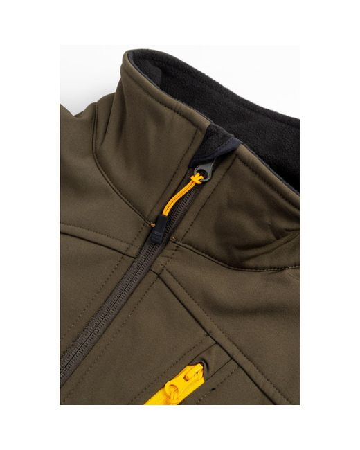 Caterpillar Essentials Shell Mosgroene Softshell Jas in het Green voor heren