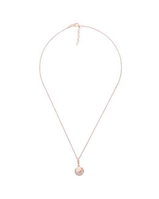 Orphelia Metallic 925 Sterling Chain With Pendant