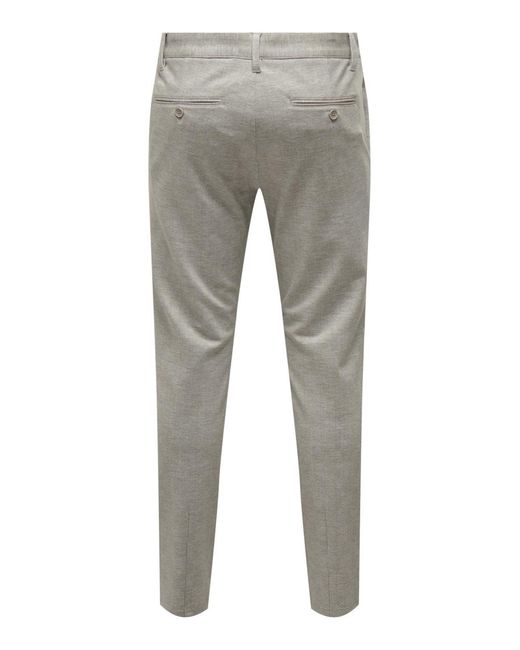 Only & Sons Broeken Van in het Gray voor heren