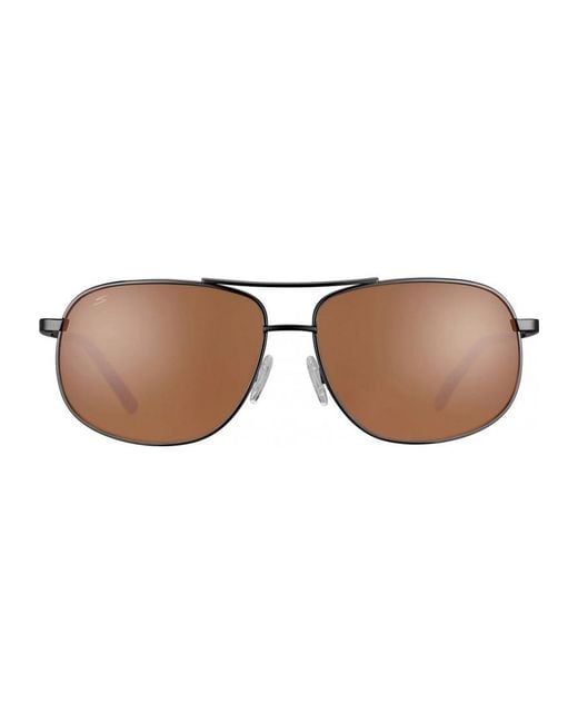 Serengeti Brown Ss567001 61 Sassari 2.0 Sunglasses for men