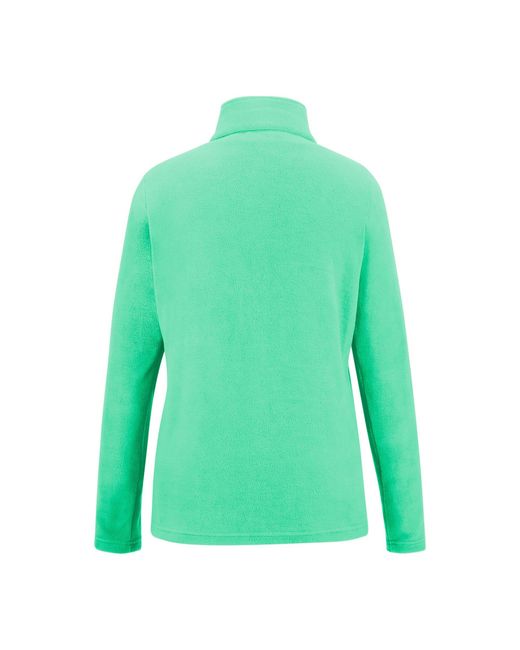 Regatta Green Great Outdoors /Ladies Sweetheart 1/4 Zip Fleece Top (Ice)