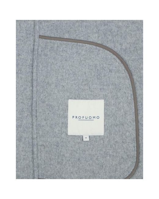 Profuomo Overshirt in het Blue voor heren