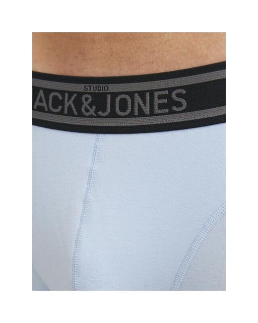 Jack & Jones Jacaiden Solid Trunks 3 Pack Sn Dessin in het Gray voor heren