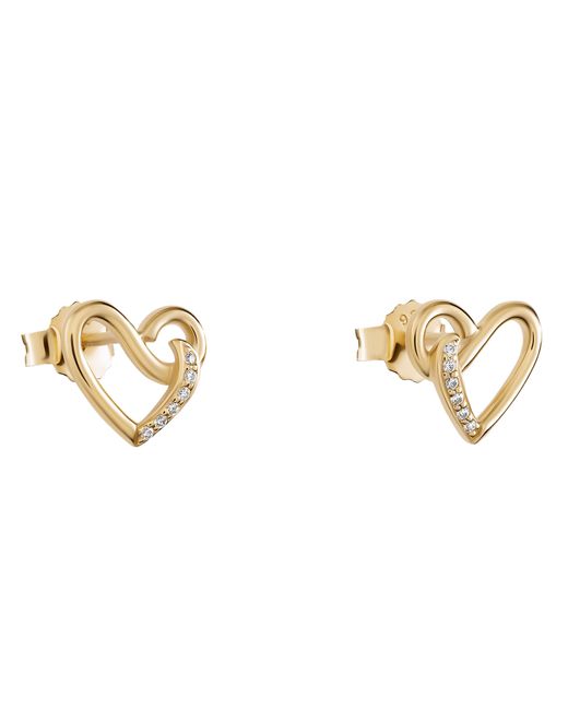 Orphelia Metallic 'Ida' 925 Sterling Stud Earrings