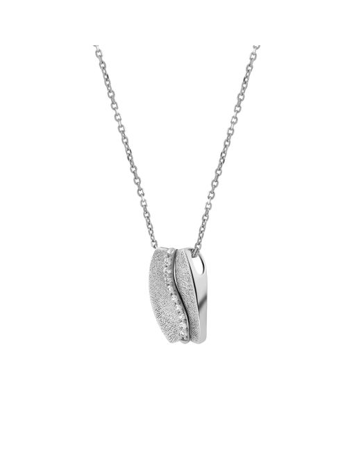 Orphelia Metallic 925 Sterling Pendant With Chain