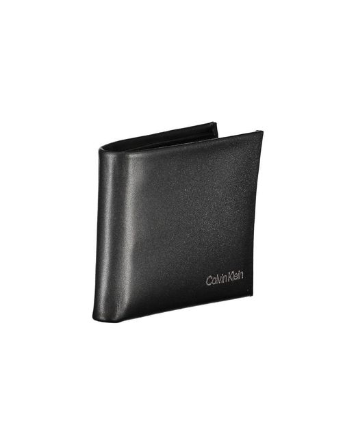 Calvin Klein Lederbörse in Black für Herren