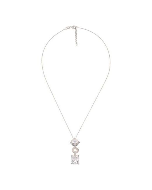 Orphelia Metallic 925 Sterling Pendant With Chain