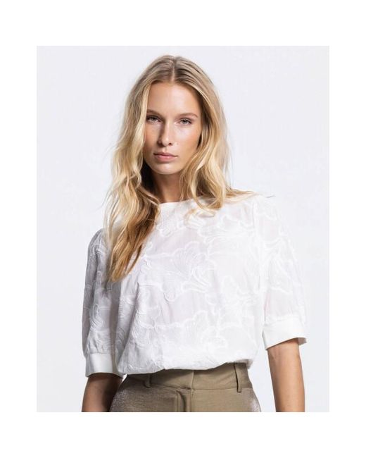 Jansen Amsterdam Pullover Noel Ss26 in het White