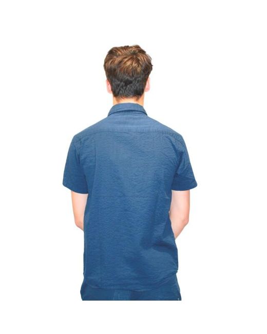 Solid Solid Overhemd in het Blue voor heren