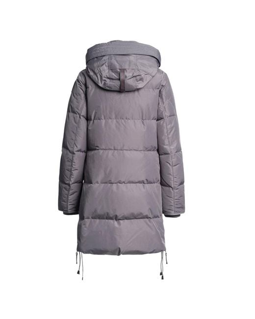 Parajumpers Long Bear Rabbit Jacket in het Gray