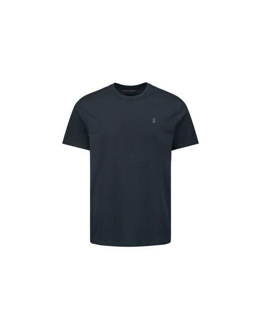 No Excess T-Shirt Crewneck Solid Basic Night in het Black voor heren