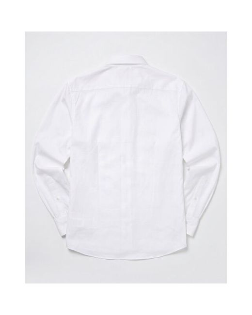 Campbell Casual Overhemd in het White voor heren