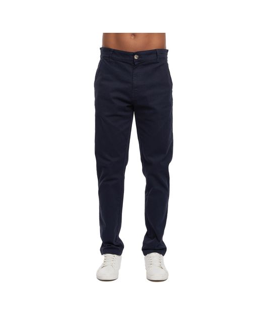 Crosshatch Blue Roysden Chinos for men