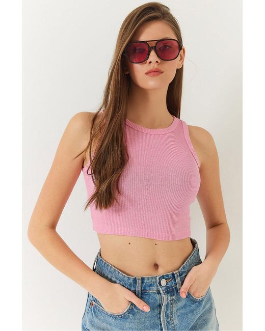 Bianco Lucci Brown 2Er-Pack Basic Top