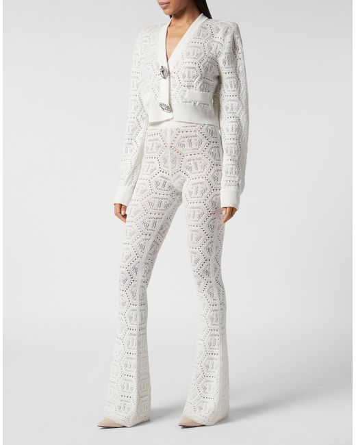 Philipp Plein Vest Monogram in het White
