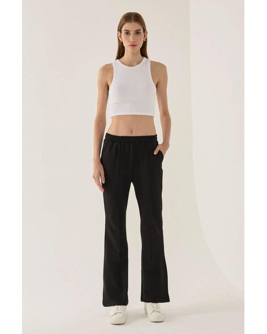 Hiccup Black Flare Sweatpants