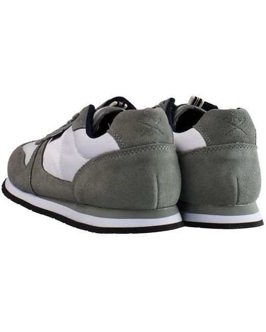 Hackett Hackett Eyelet Wit/ Trainers in het Gray voor heren