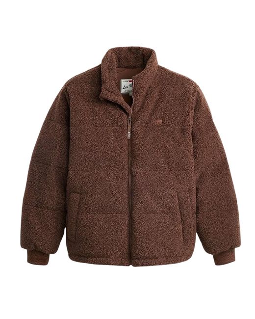 Levi's Levi's Rocky Gequiltede Pufferjack in het Brown voor heren