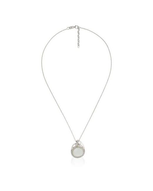 Orphelia Metallic 925 Sterling Pendant With Chain