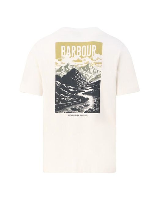 Barbour T-Shirt in het White voor heren