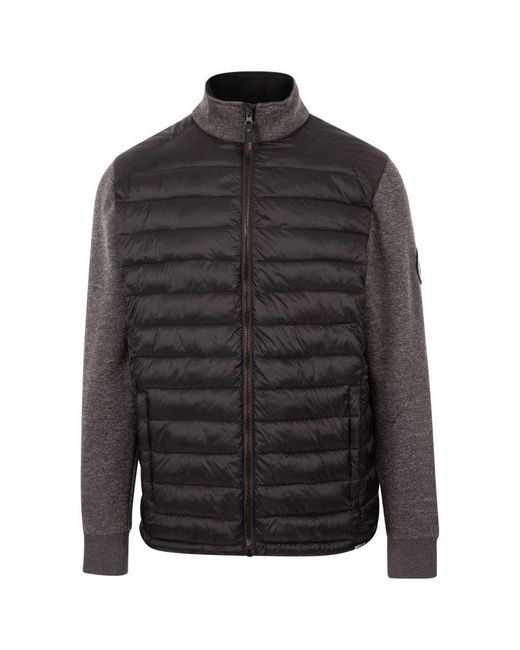 Trespass Black Warner Padded Jacket for men
