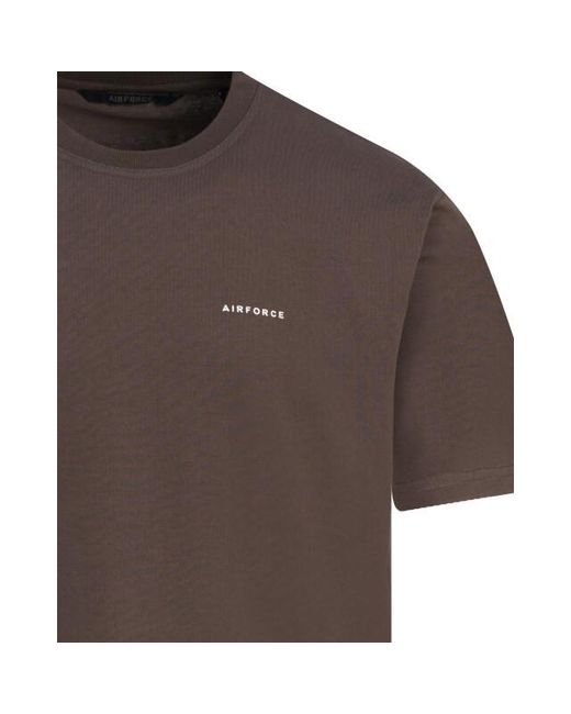 Airforce T-Shirt in het Brown voor heren