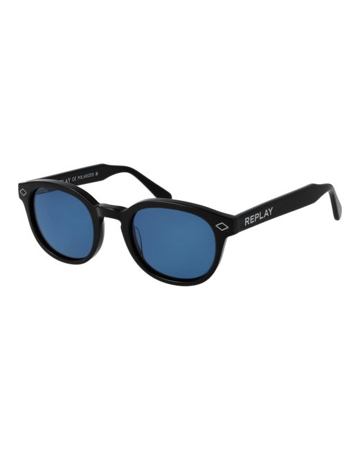 Replay Blue Acetate Sunglasses