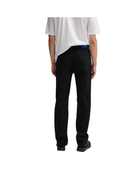 HUGO Regular Jeans in het Black voor heren