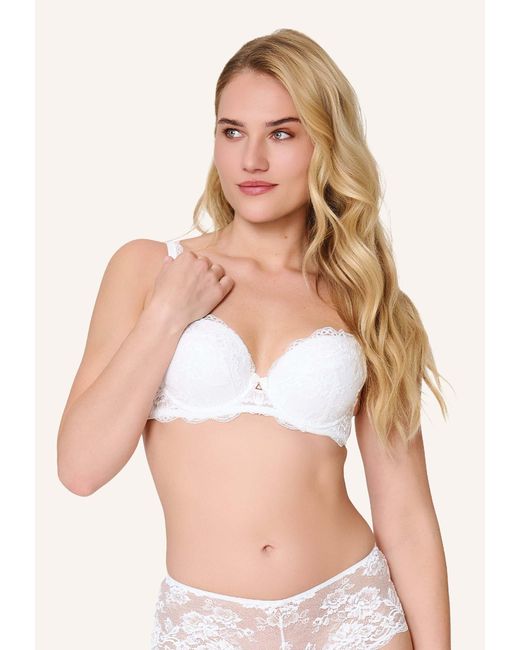 Lingadore Push Up Bh in het White