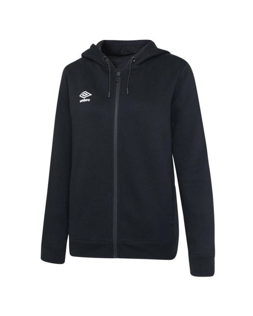 Umbro Blue Ladies Club Leisure Full Zip Hoodie