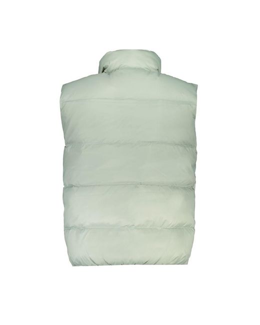 Calvin Klein Jassen ,Groen ,Polyester Groene Polyamide Jas Met Rits En Zakken in het Green voor heren