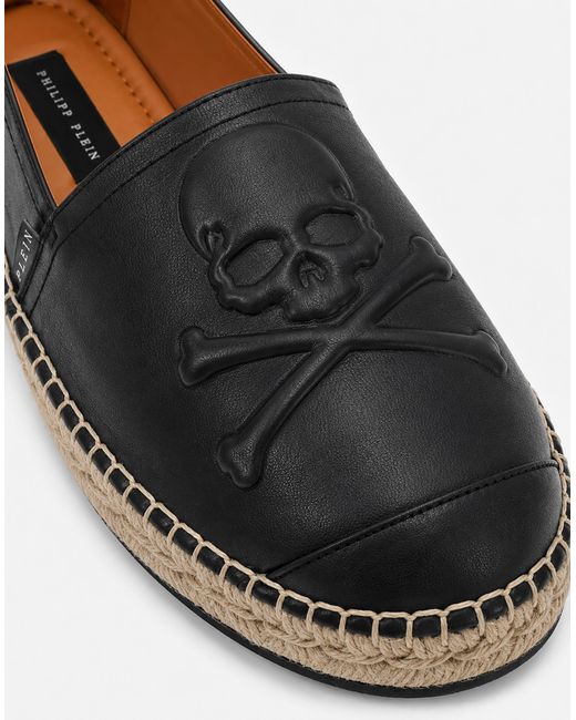 Philipp Plein Espadrilles Skull in het Black voor heren