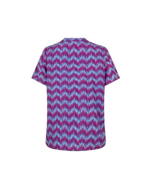 Lofty Manner Blouse Mayra Dessin in het Purple