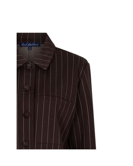 Red Button Rb Jacket Punta Pinstripe in het Black