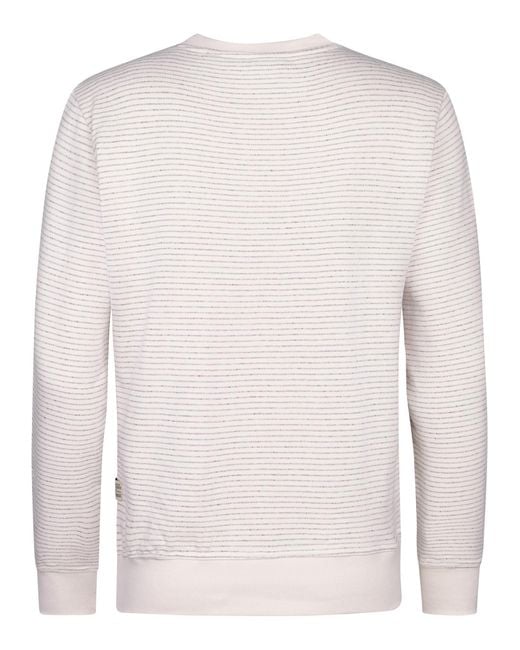 Petrol Industries Sweater Met Ronde Hals Rapido in het White voor heren