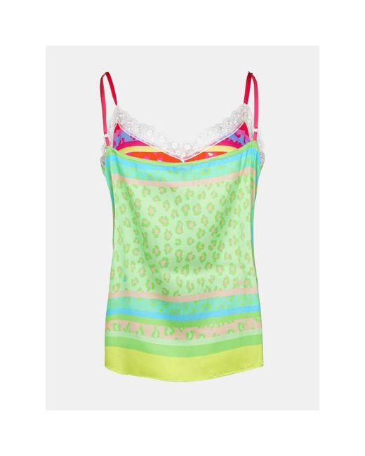 Mucho Gusto Slip Top Leopard in het Pink