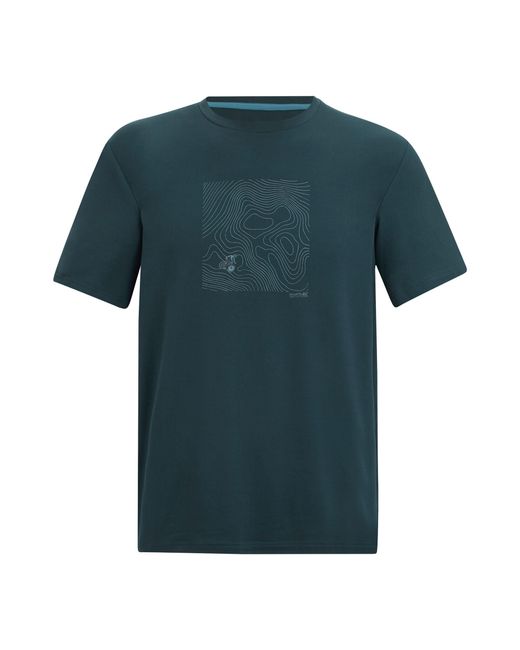 Regatta Green Fingal Cycling T-Shirt (Night Sky) for men