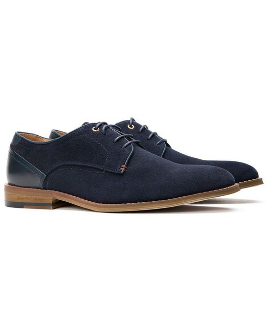 Simon Carter Blue Weir Lace Up Shoes for men