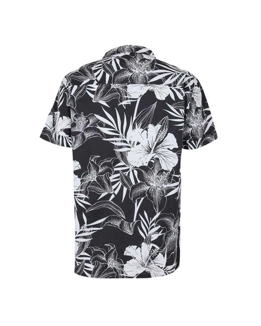 Bench Hibiscus Overhemd in het Black voor heren