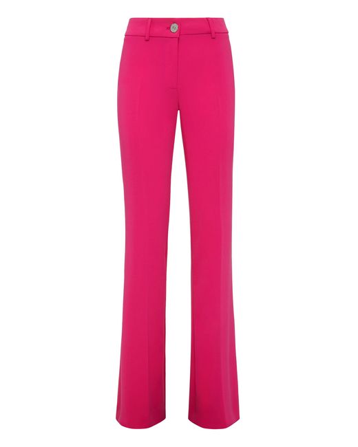 Philipp Plein Flare Broek in het Pink